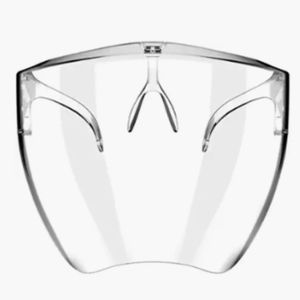 Stylish high transparency face shield